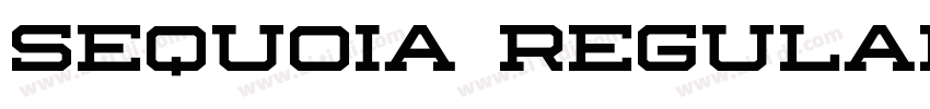 Sequoia Regular字体转换